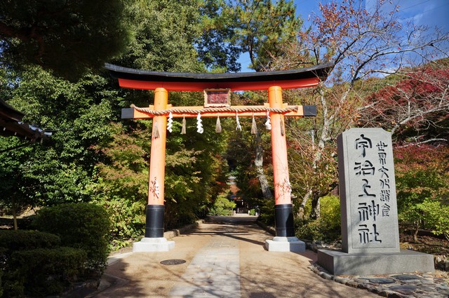 名列世界文化遺產的宇治上神社，是日本最古老的神社建築。