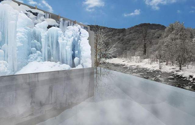 自2017年起首次冬季開幕，推出世界首座冰瀑溫泉靈氣懾人。