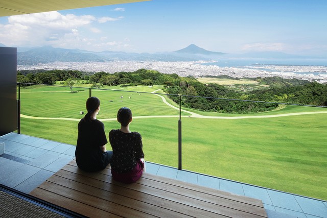 日本平酒店 遠望 富士山 景