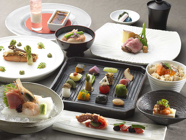 對日式料理嘴饞的人，也有看起來很可口的會席料理可以選擇。